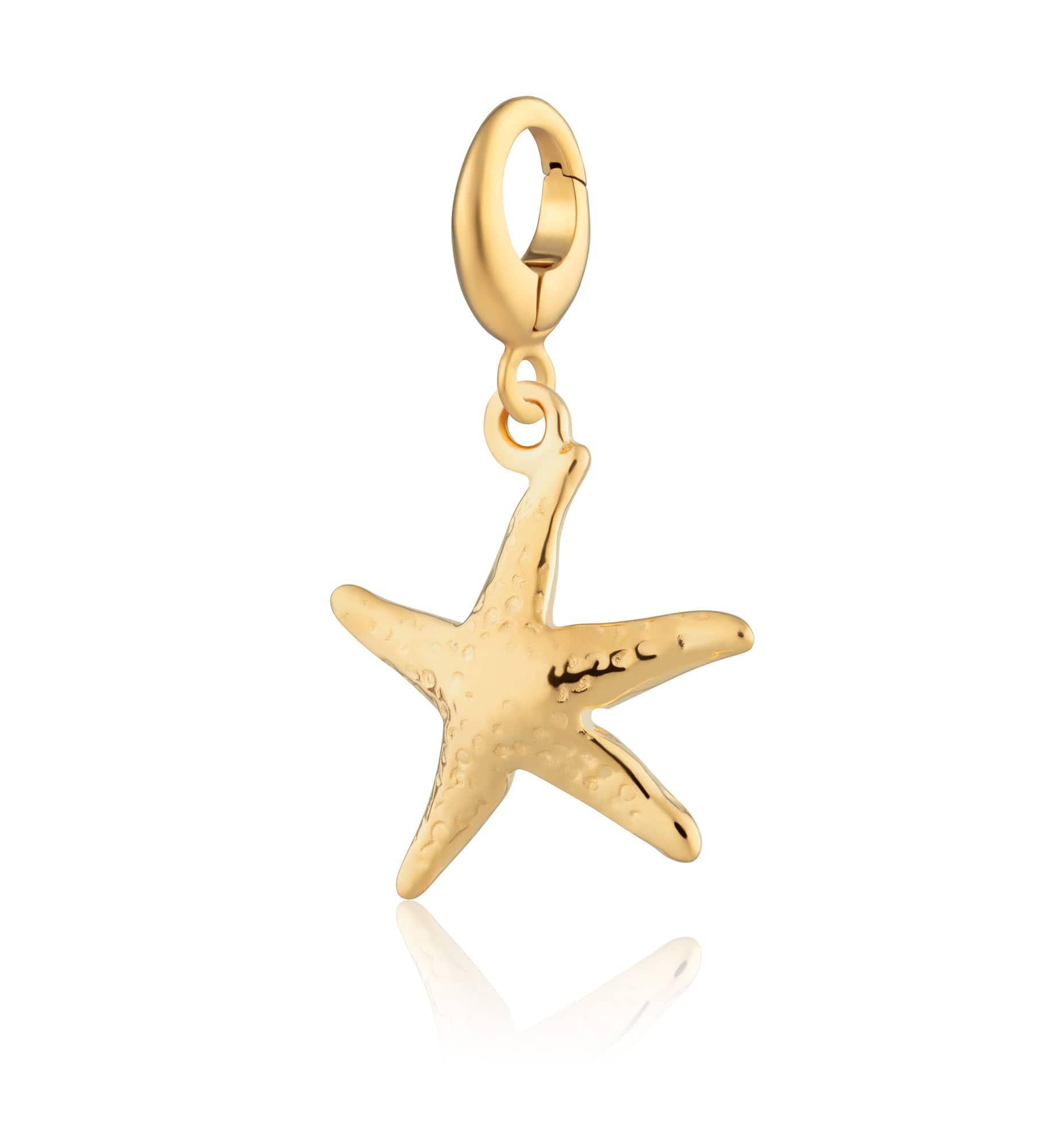 Gold Plated Starfish Charm | Seaside Charms | Lily Charmed