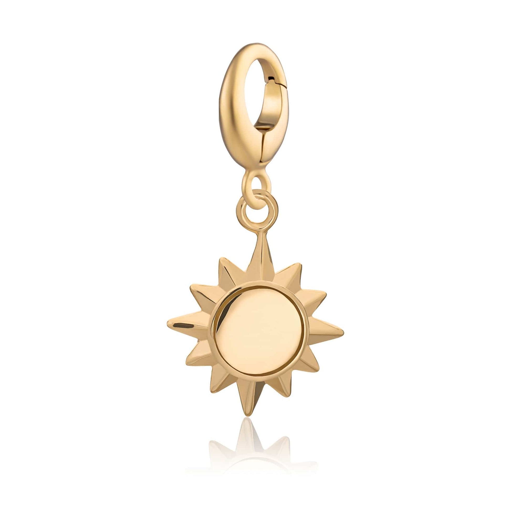 Gold Plated Sunshine Charm - Lily Charmed