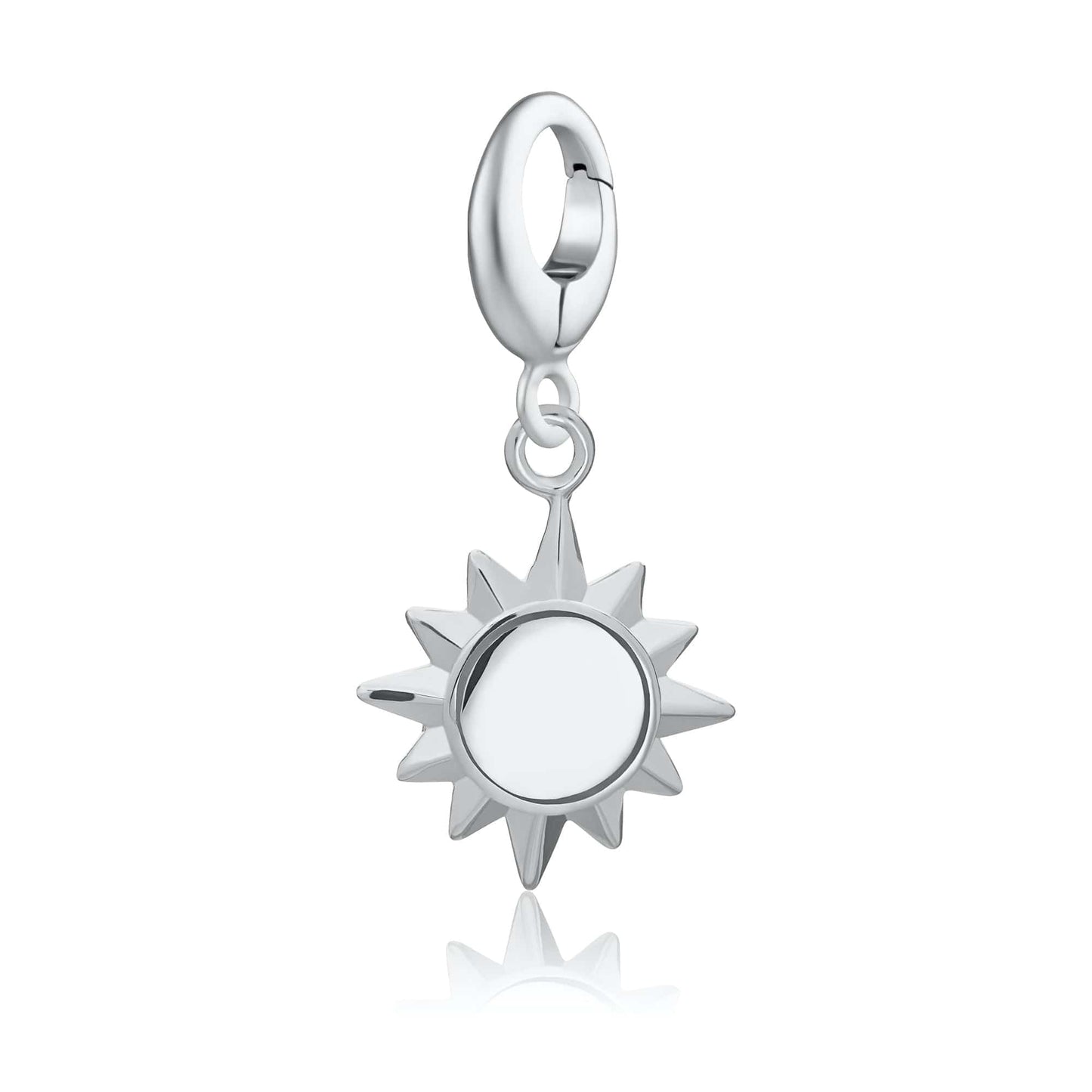 Silver Sunshine Charm for Charm Bracelet | Lily Charmed