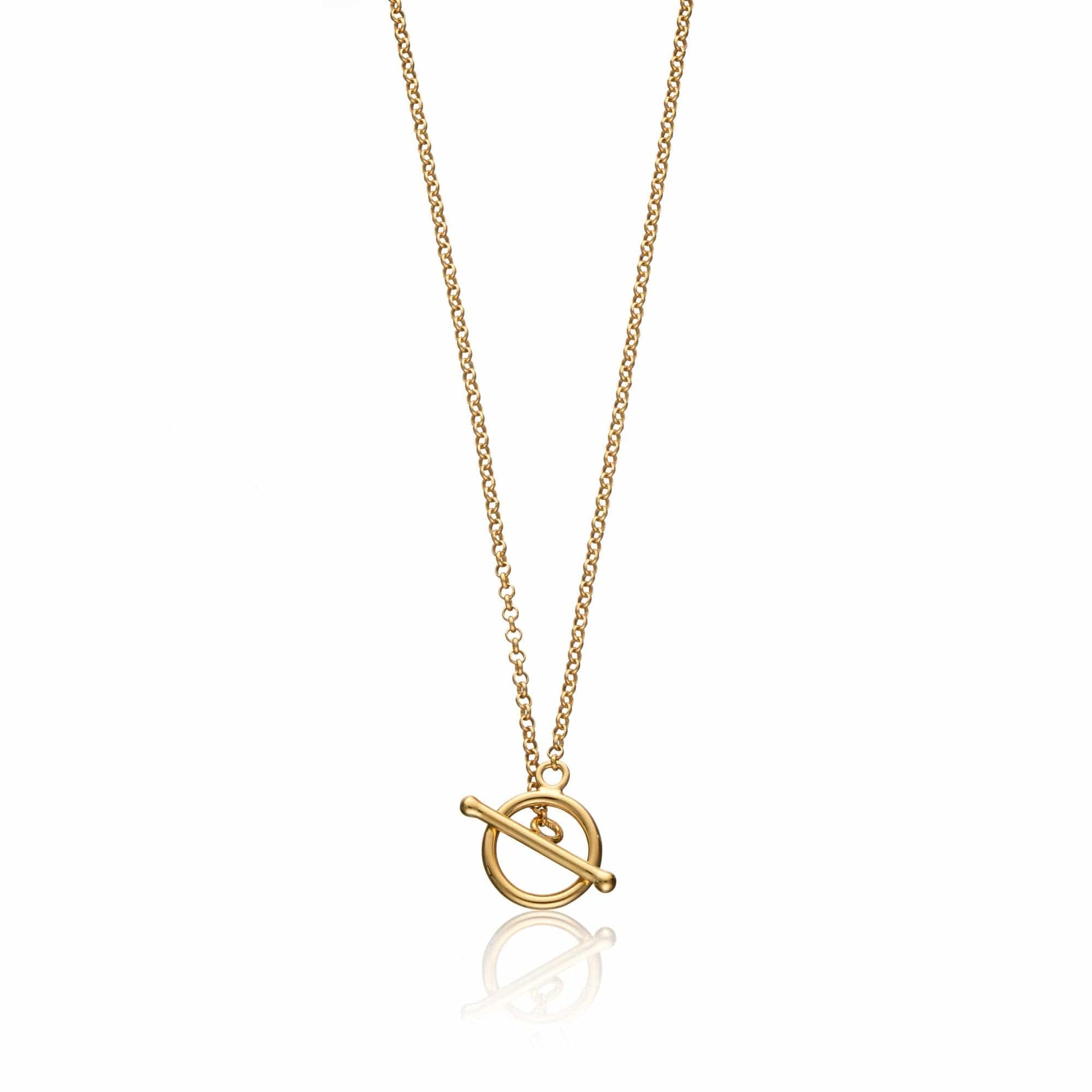 Gold T-Bar Charm Collector Necklace | Lily Charmed