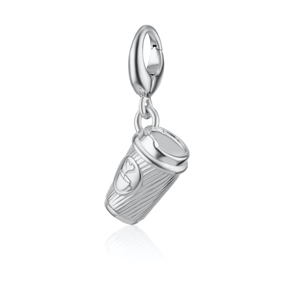 Silver Takeaway Coffee Cup
