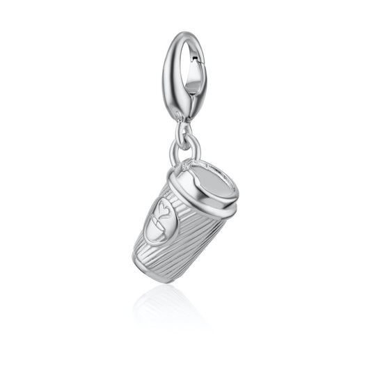 Silver Takeaway Coffee Cup