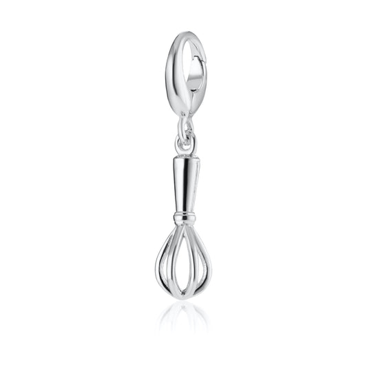 Silver Whisk Charm